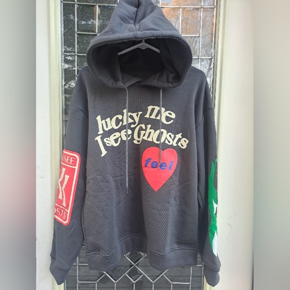 The Lucky Me Hoodie Gray #New - Picture 2 of 5